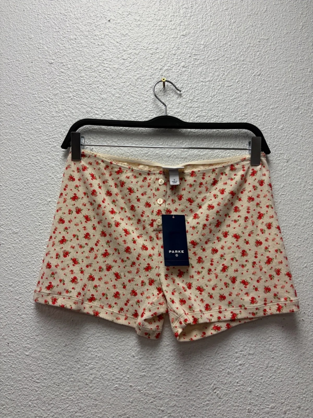 Women's Parke Button-Front Shorts Size Small #691